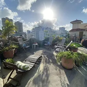 Fresh Tropical Colonial Style Walk-up- Rooftop Terrace- View Apartment